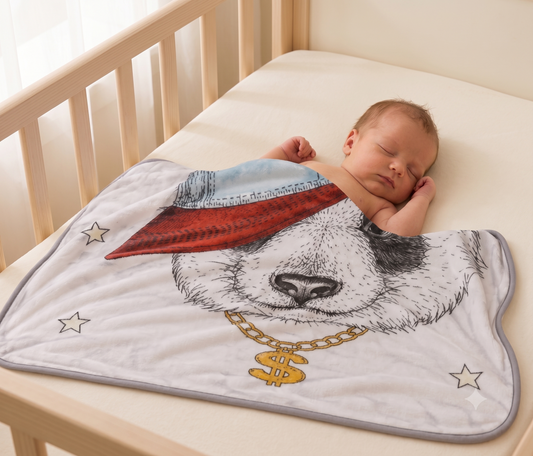 Dreamscape Flannel Wrap — Ultra-Soft AC Blanket for Little Adventurers