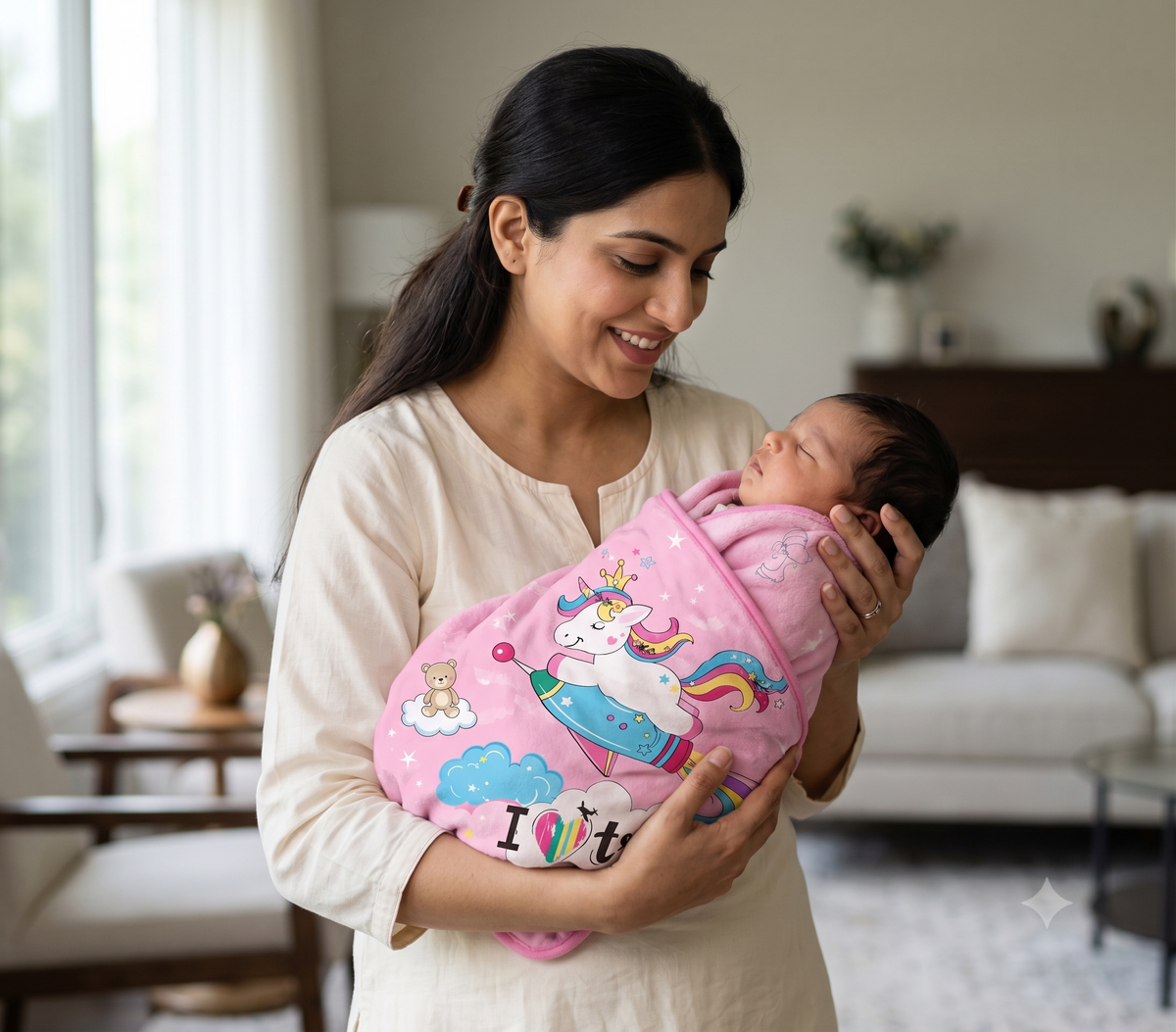 Dreamscape Flannel Wrap — Ultra-Soft AC Blanket for Little Adventurers