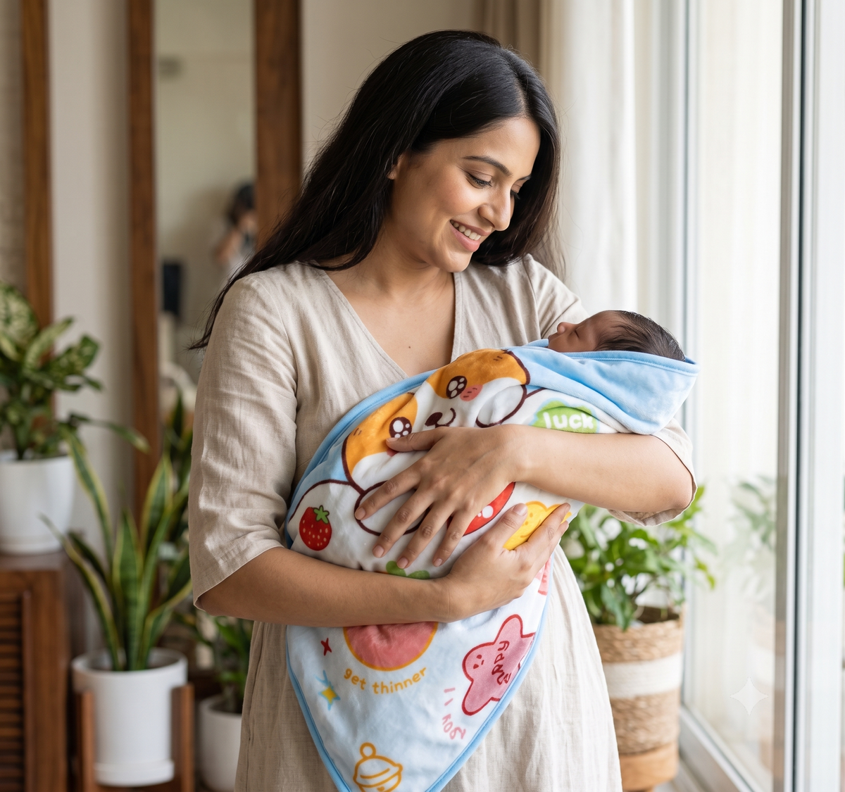 Dreamscape Flannel Wrap — Ultra-Soft AC Blanket for Little Adventurers